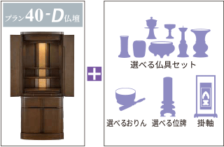 プラン40D仏壇セット